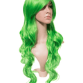 Spring Green Long Curly Party Wig - Storm Desire
