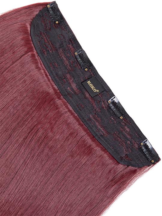 Dolce 1 Weft 18″ Straight Hair Extensions In Burgundy - Storm Desire