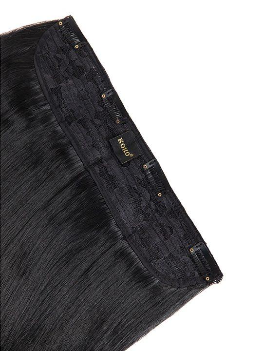 Dolce 1 Weft 18″ Straight Hair Extensions In Natural Black - Storm Desire