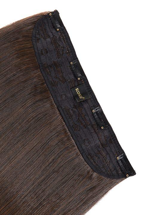 Dolce 1 Weft 18″ Straight Hair Extensions In Warm Brunette - Storm Desire