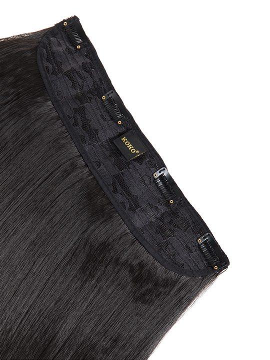 Dolce 1 Weft 18″ Straight Hair Extensions In Raven - Storm Desire
