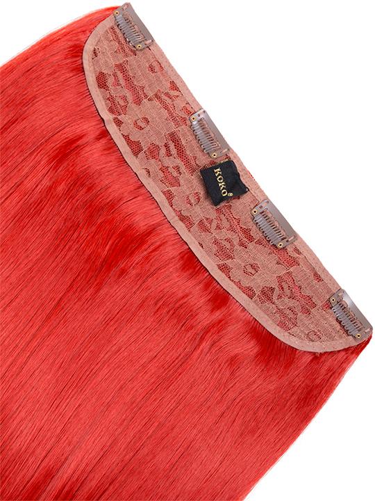 Dolce 1 Weft 18″ Straight Hair Extensions In Red - Storm Desire