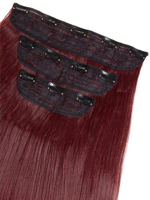 Envy 3 Weft Straight 22″-24″ Hair Extensions in Burgundy - Storm Desire