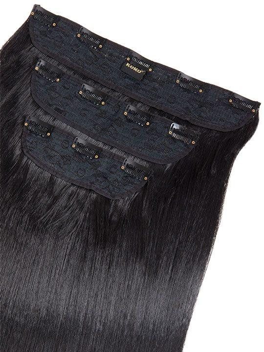 Envy 3 Weft Straight 22″-24″ Hair Extensions in Natural Black - Storm Desire