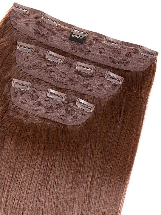 Envy 3 Weft Straight 22″-24″ Hair Extensions in Auburn - Storm Desire