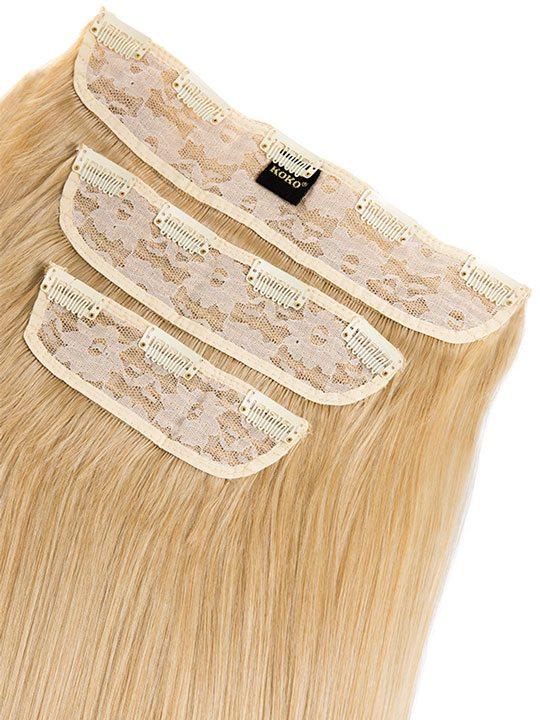 Envy 3 Weft Straight 22″-24″ Hair Extensions in Golden Blonde - Storm Desire