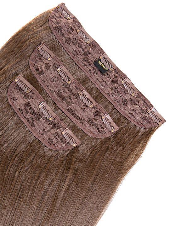 Envy 3 Weft Straight 22″-24″ Hair Extensions in Chestnut Brown - Storm Desire