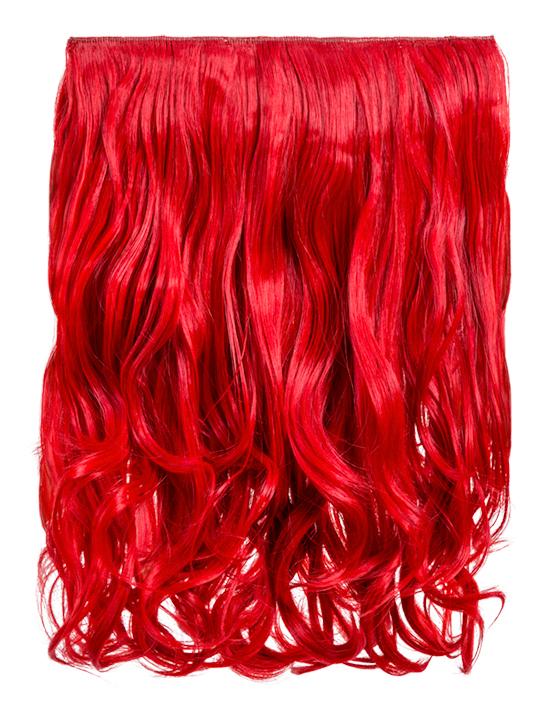 Rosie 1 Weft 16″ Curly Hair Extensions In Red - Storm Desire
