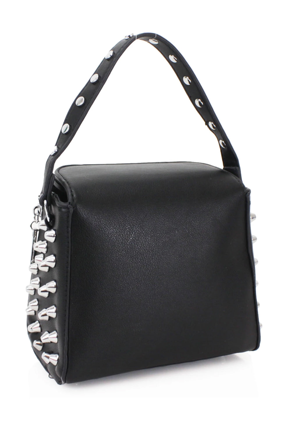 Silver Stud Midi Bag - Jessica - Storm Desire