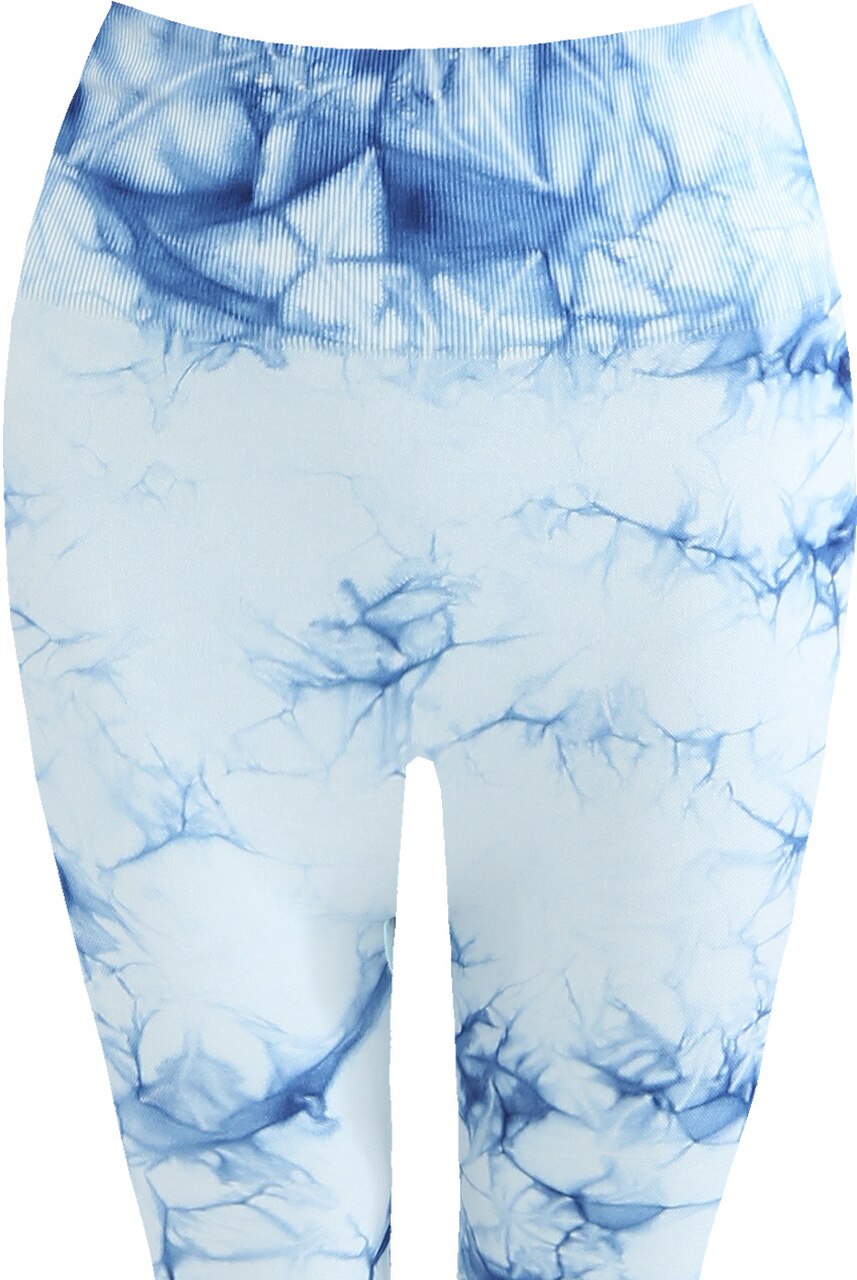 Tie Dye Print Bum Sculpt Leggings - Cecilia - Storm Desire