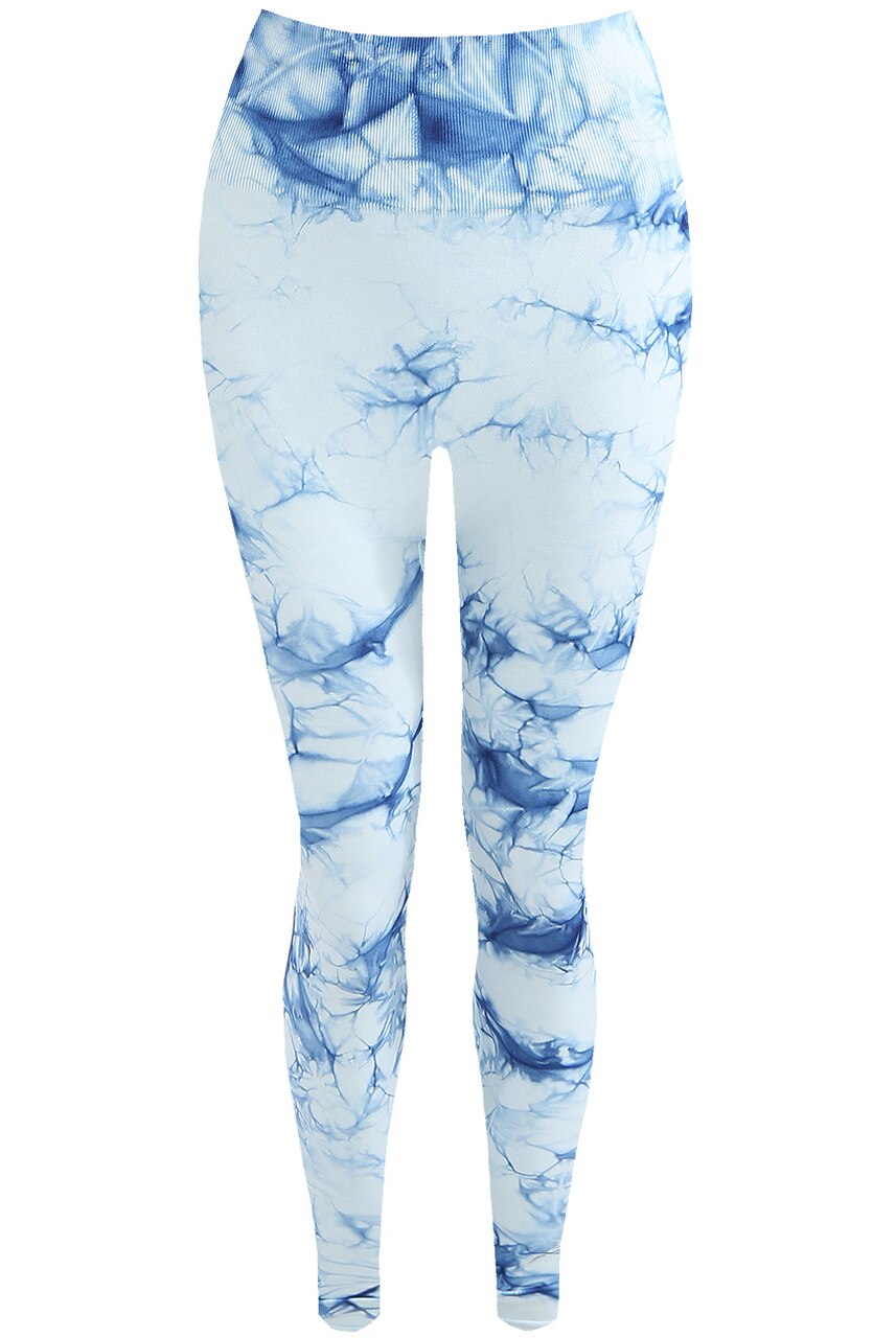 Tie Dye Print Bum Sculpt Leggings - Cecilia - Storm Desire