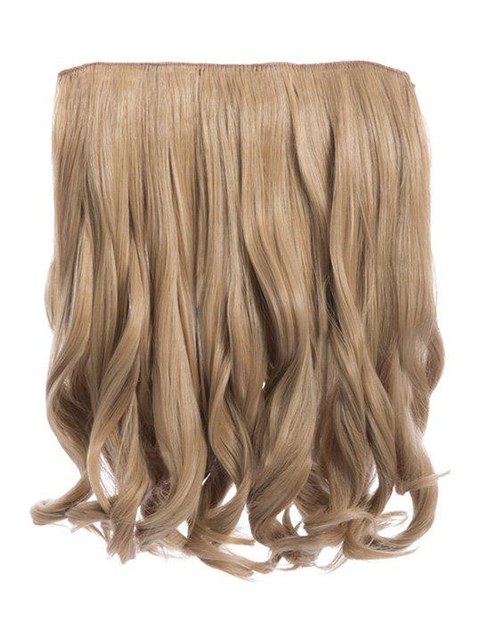 Rosie 1 Weft 16″ Curly Hair Extensions Caramel Blonde