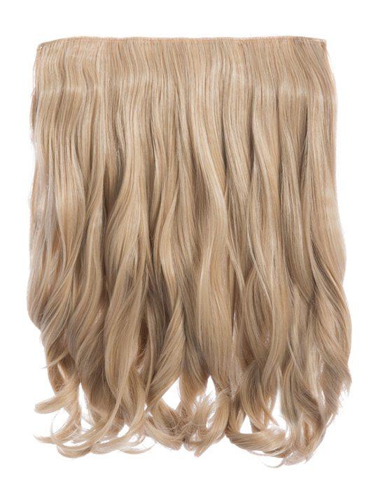 Rosie 1 Weft 16″ Curly Hair Extensions Golden Blonde